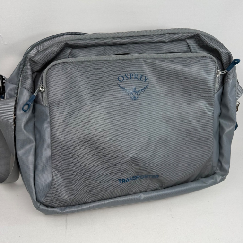 Osprey Transporter Boarding Bag Grey Messenger Laptop Shoulder 20L